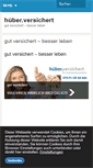 Mobile Screenshot of hueberversichert.com
